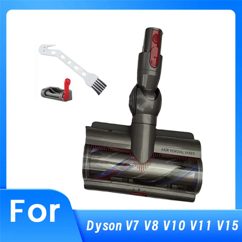 

A21F-Quick-Release Anti-Tangle Cleaner Head For Dyson V7/V8/V10/V11/V15 Vacuum Cleaner Parts With Switch Lock For Hardwood Floor