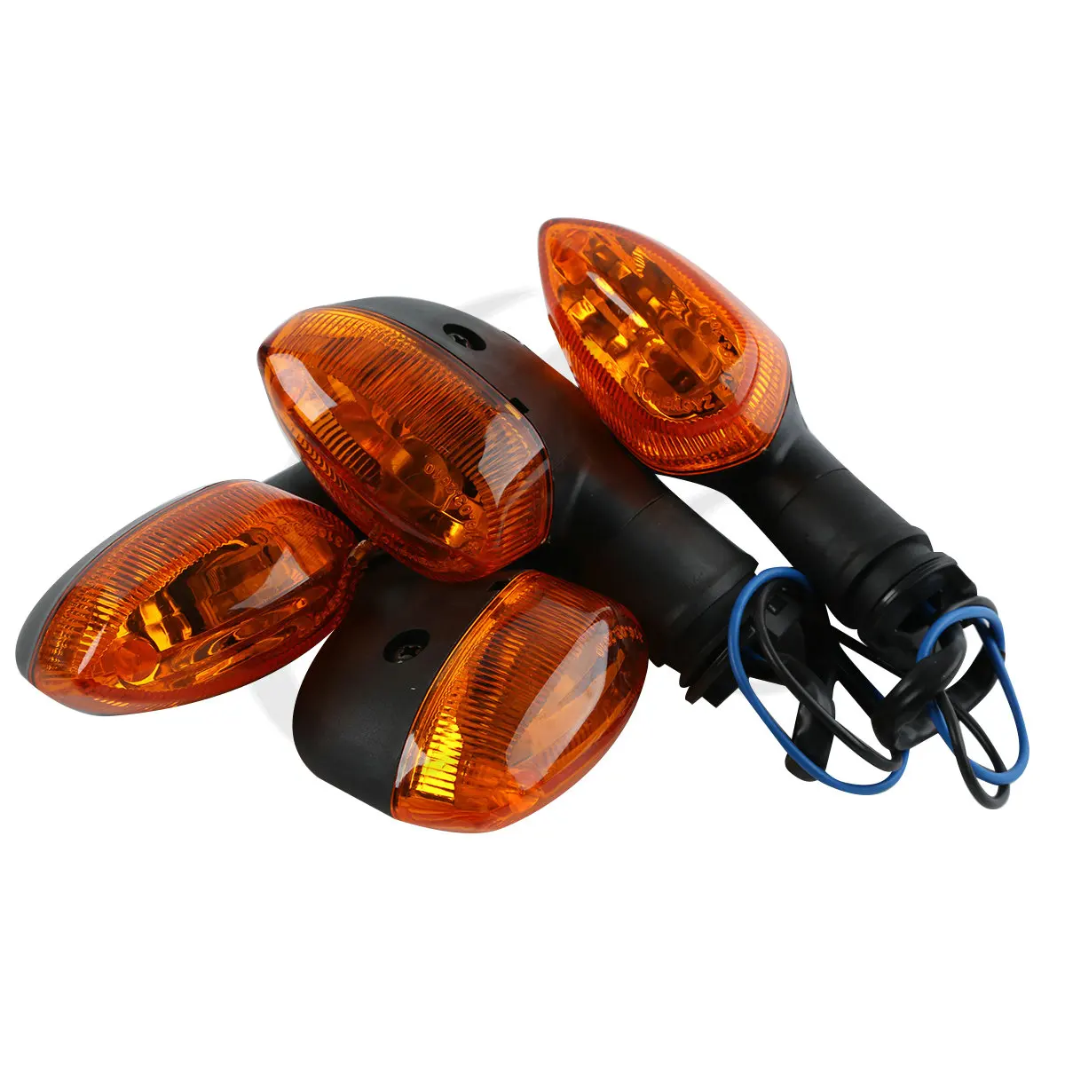 Motorcycle 1Pair/2 Pair Front or Rear Turn Indicator Signal Clear/Orange Lens For YAMAHA YZF R1 R6 FZ1 FZ6 XJ6 ABS plastic