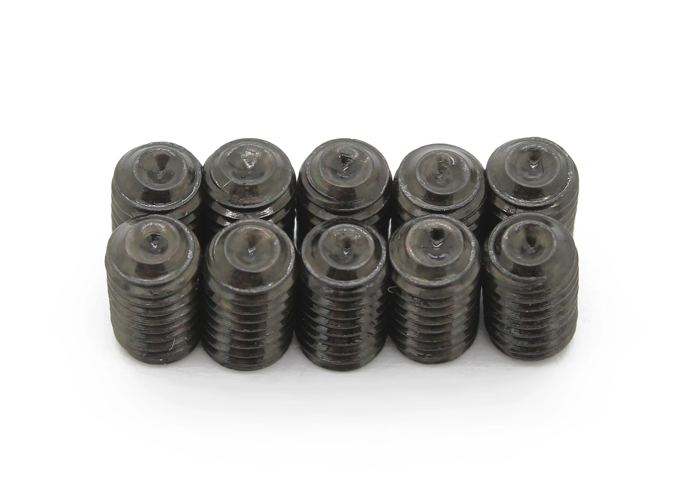 Screw Grub Hex M5 x 8mm Machine Steel Black (10pcs)