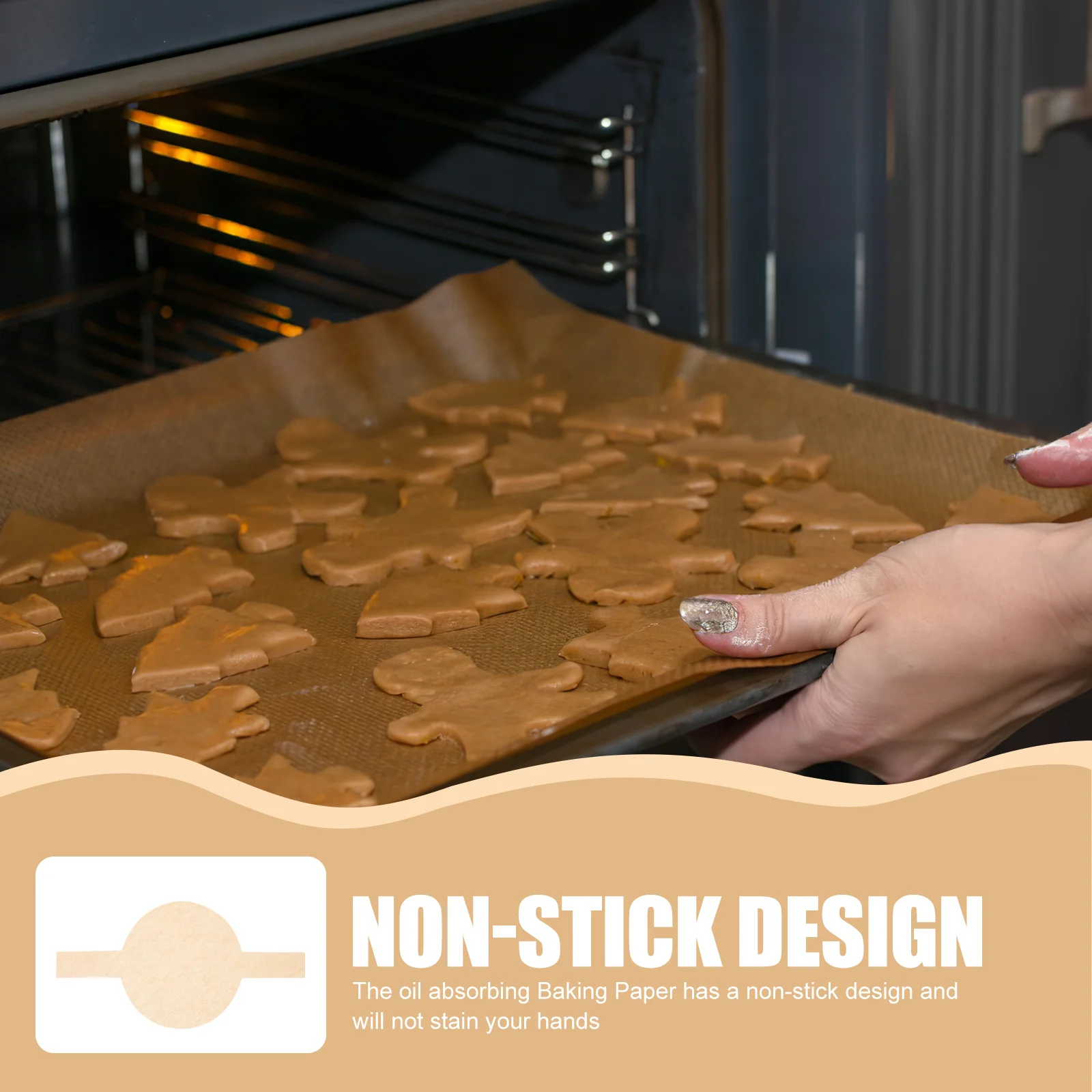 

Baking Parchment Paper Oil Absorbing Non Stick Sheets For Air Fryer Oven Cooking Kitchen Baking Supplies Multi Use