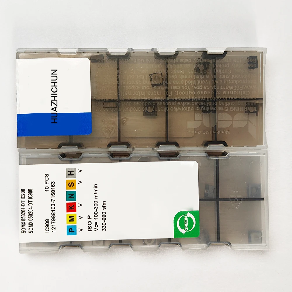 HUAZHICHUN S0MX050204-DT IC908 carbide inserts cutters blade