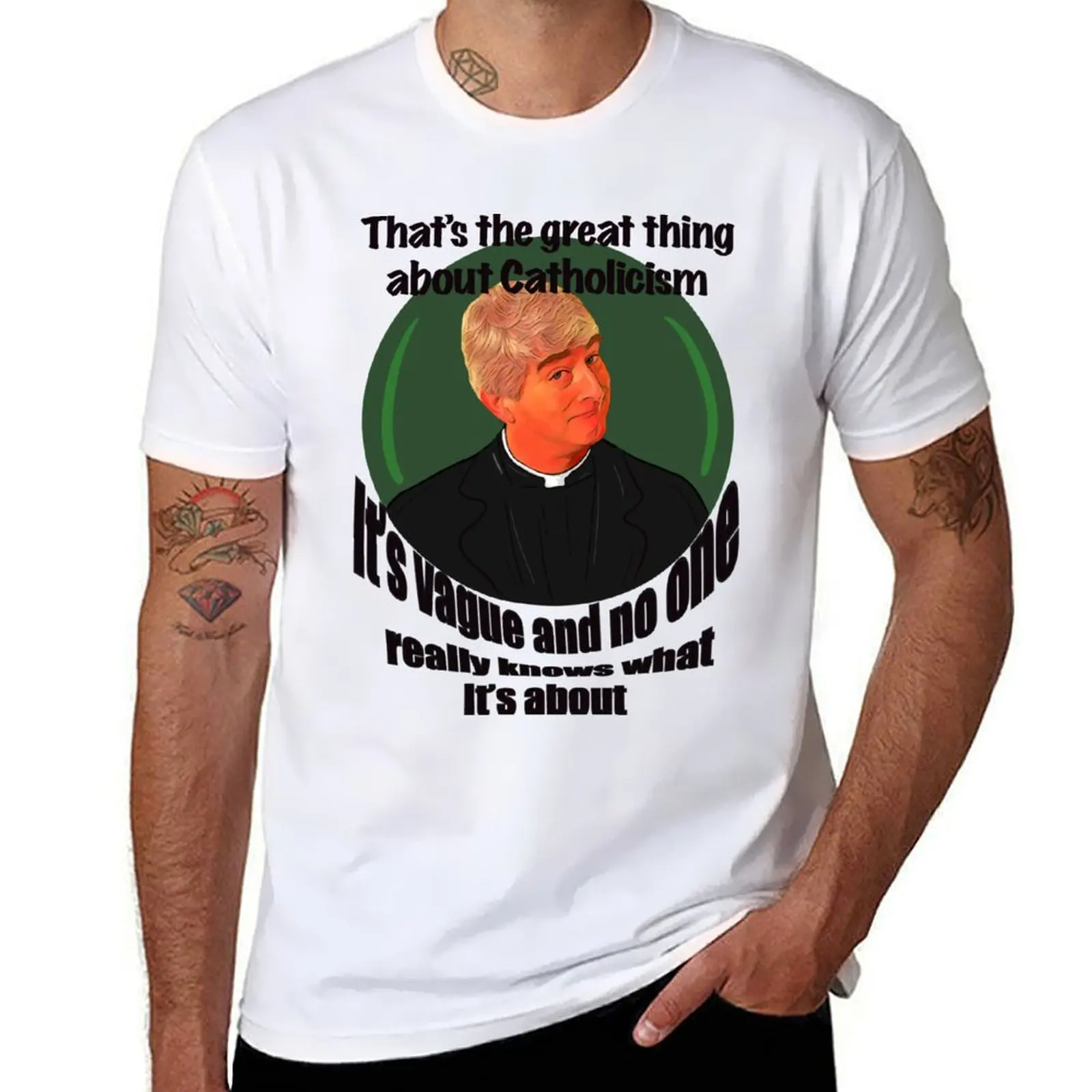 

Father ted T-Shirt cotton t shirts man 100% t shirts cotton 100% t shirts for man cotton T-shirt