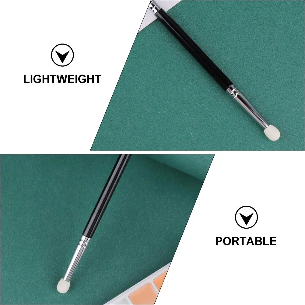 4-delige concealerborstel met dubbele kop spons voor professionele make-up, draagbare kleine concealerborstels, multifunctioneel gereedschap voor het gezicht