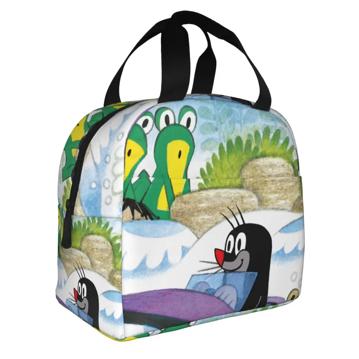 The Mole Cartoon Comics Thermal Insulated Lunch Bag Women Czech Cartoon Krtek Mole Resuable Lunch Container Storage Food Bog