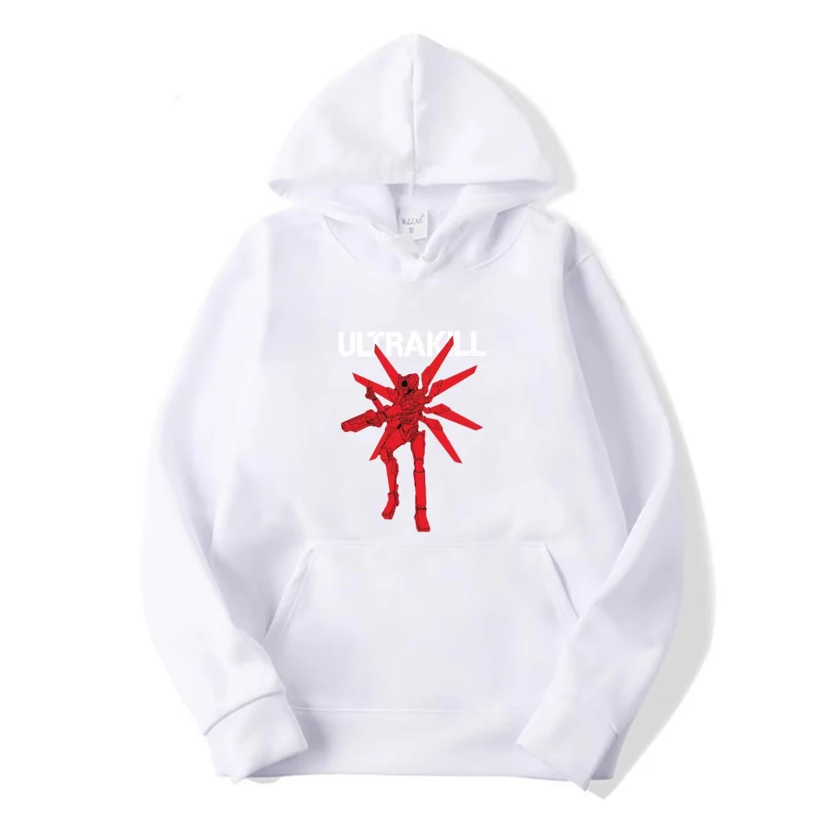 ULTRAKILL Hoodie V1 Robot Print Sweatshirt Men Women Retro FPS Game Streetwear Hip Hop Pullover Unisex Autumn Winter Top New