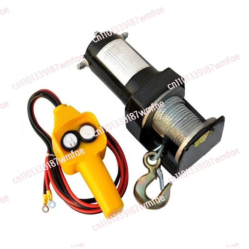 

Electric winch 12V24V truck mounted crane small crane truck hoist electric winch car winch