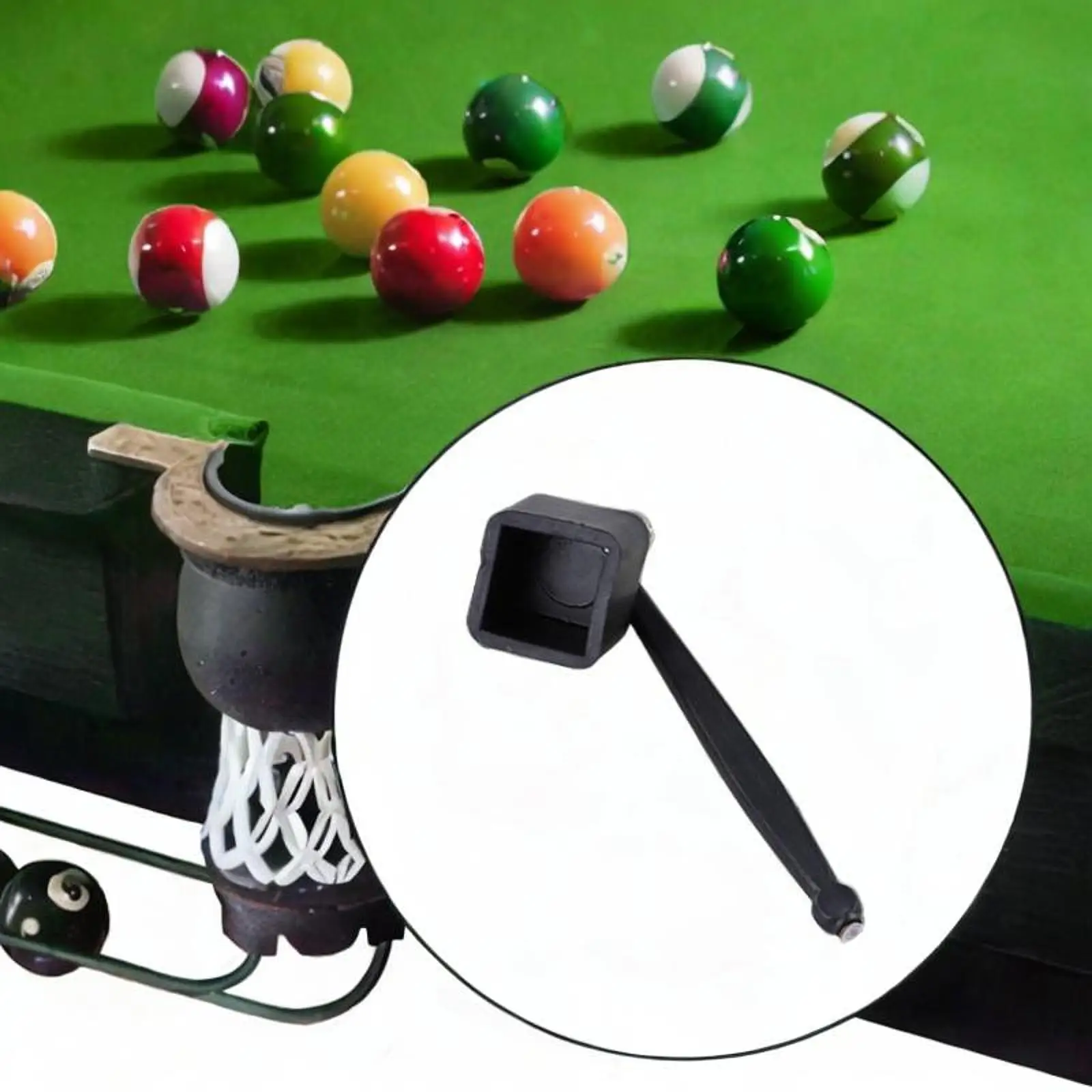 

Pool Chalk Holder Wear Resistant Portable Retractable Chalk Clip Convenient Cup