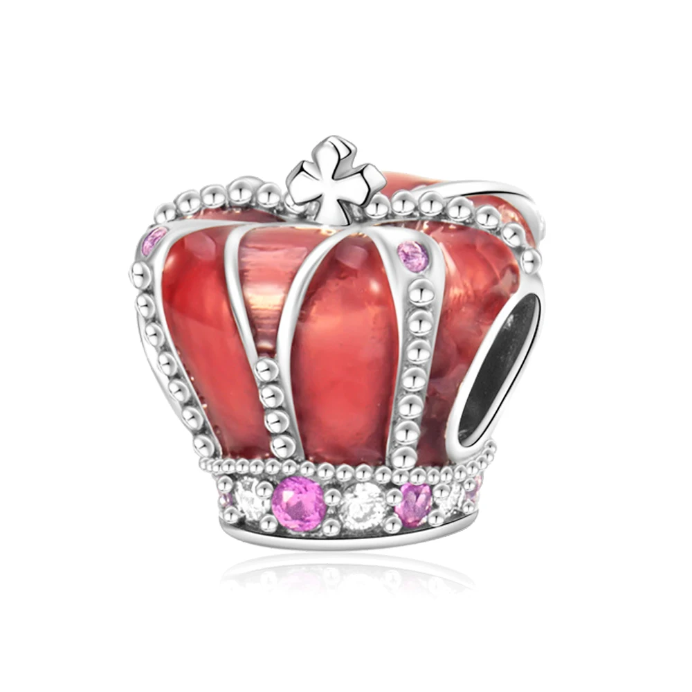 Pan Charms Original Coronation Crown Charm Bracelet Pendant Jewelry