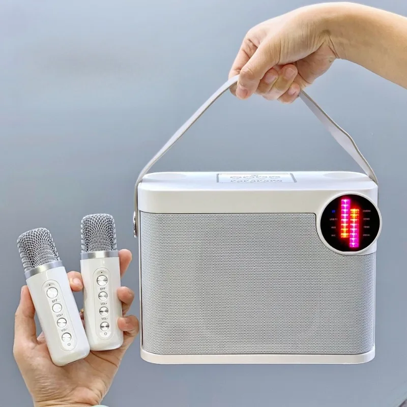 

Portable k song bluetooth speaker family karaoke bluetooth speaker all-in-one machine wireless microphone singing subwoofer