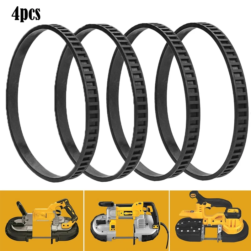 4pcs Bandsaw Rubber Tires Replacement 650721-00 for Dewalt Portable Band Saw Replacement Parts DWM120 A02807 DCS374 D28770 725