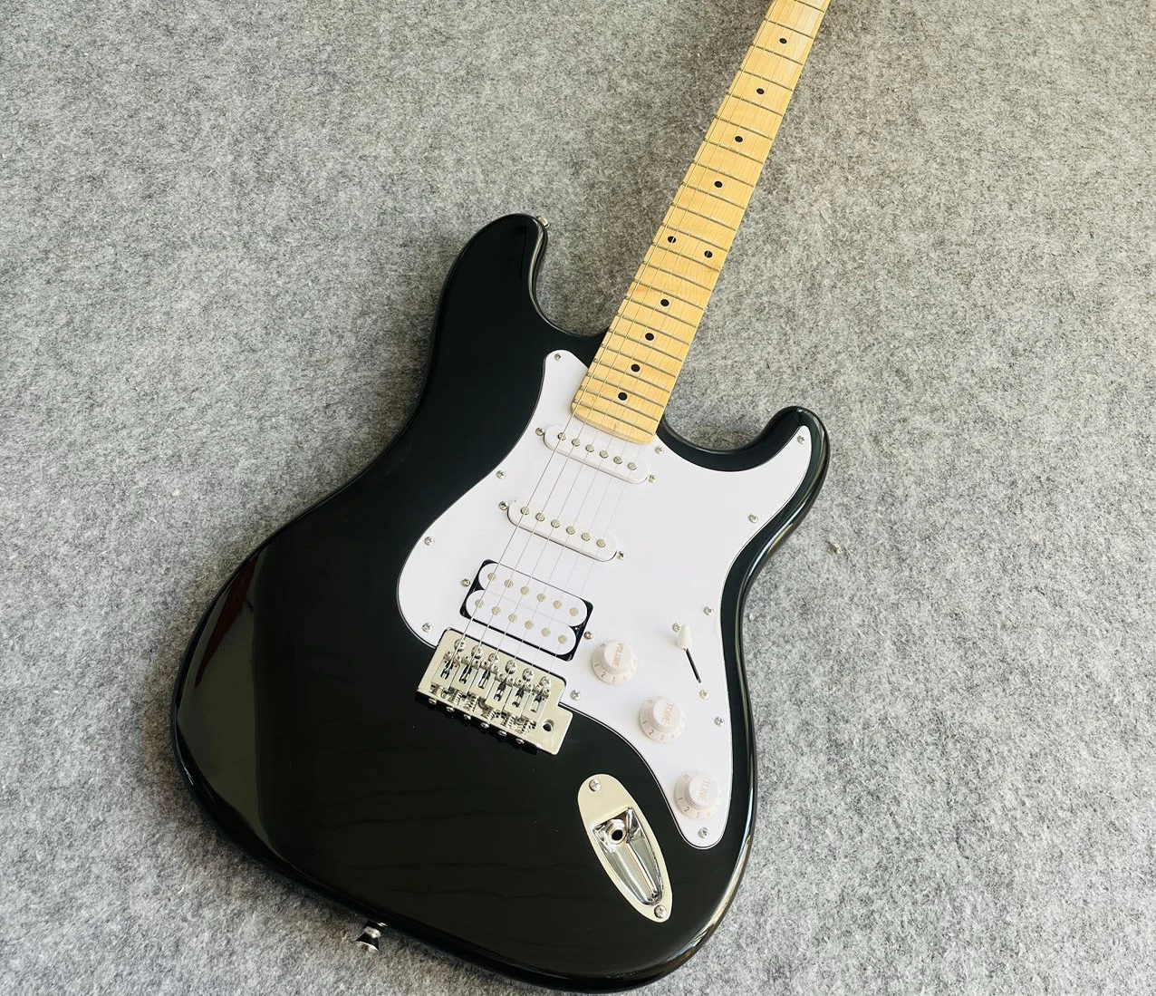 Guitar With A Black…