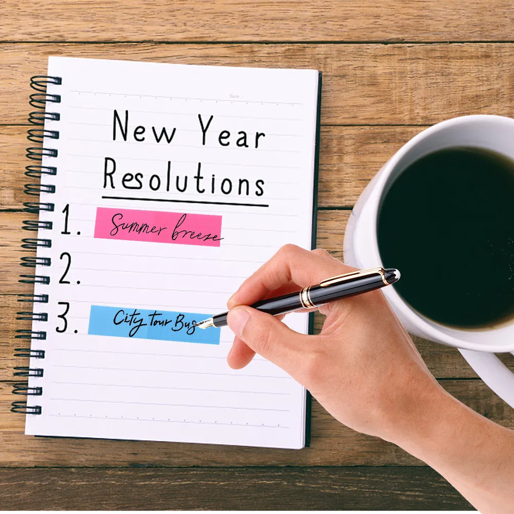 

A6 Multi-Function Book Tabs Convenient Sticky Flags Household Page Markers 2 Books Waterproof No Odor Strong Adhesive