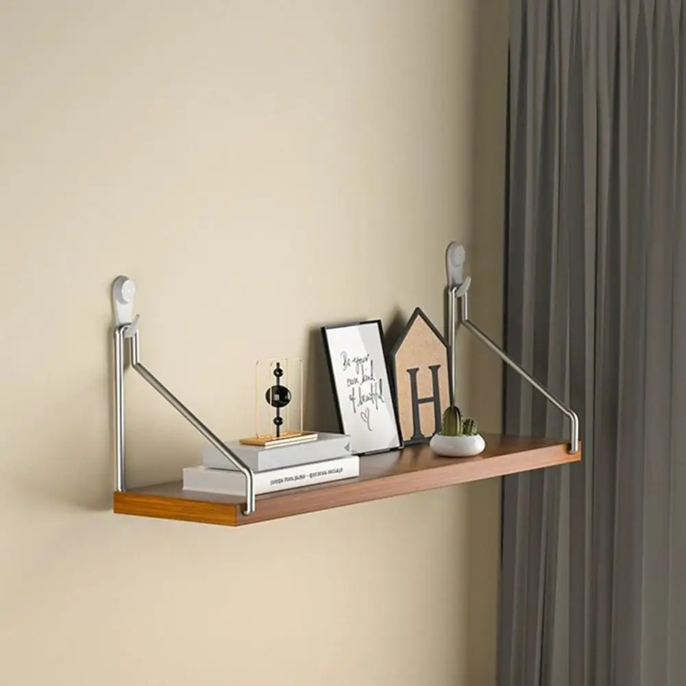 Floating Wall Shelves Versatile Bathroom Room Wall Storage Rack with Punch-free Installation Strong Load Bearing Capacity