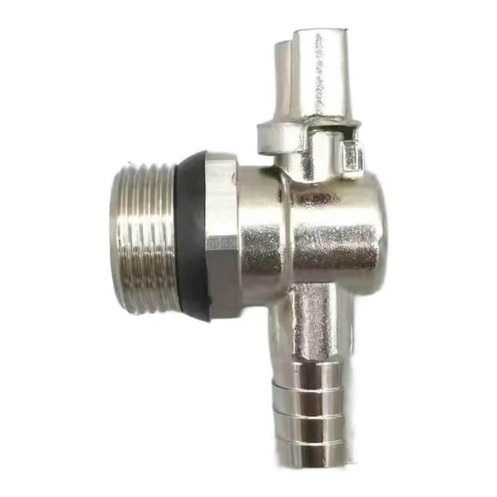 Faucet 6 Minutes/1 Inch Enlarged Drain Valve Radiator High Flow Water Discharge Heating Drain Valves