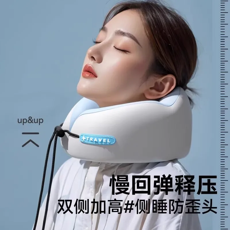 Memory Cotton U-shaped Pillow Plane Sleeping Travel Neck Pillow Portable Office Lunch Sleeping Nap Cervical Pillow Wholesale