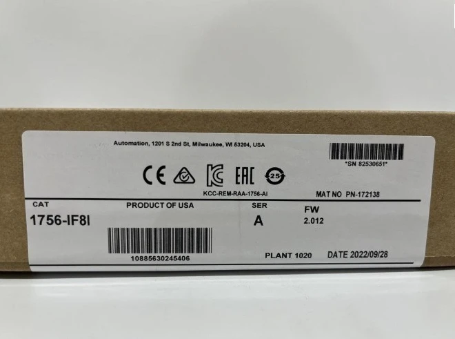 

Brand new 1756-IF8 1756-IF8I 1756-IF8IK 1756-IF8K 1756-LSC8XIB8I 1756-LSC8XIB8IK One Year Warranty ​ Fast delivery
