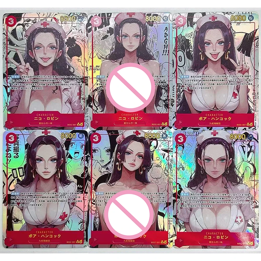 تحصيل بطاقة لتقوم بها بنفسك ACG آلهة قصة قطعة واحدة أنيمي كامادو Nezuko بوا هانكوك ريبيكا مثير لعبة لعبة مهرجان هدية عيد ميلاد