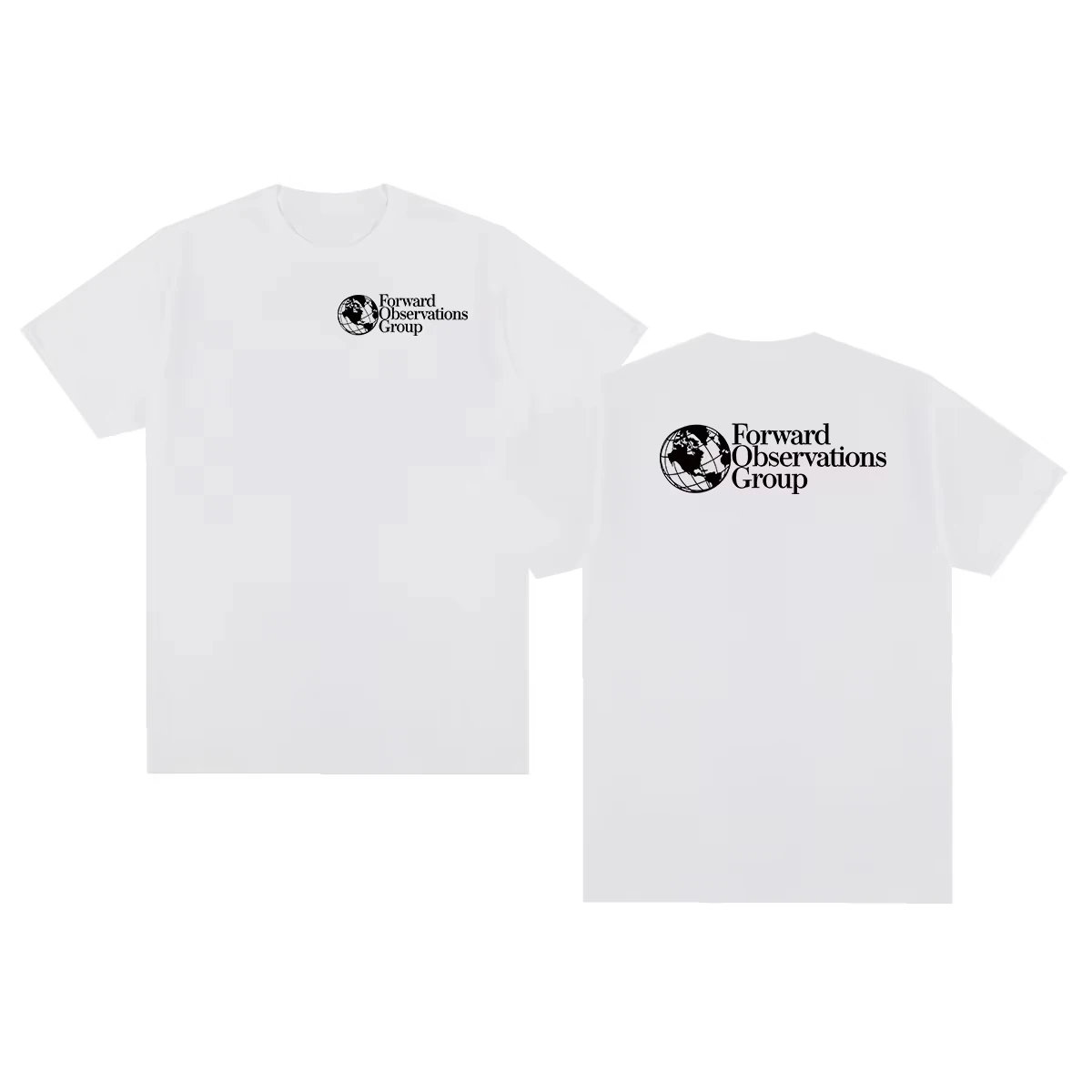2026 New Forward Observation Group Men's T-shirt - Global Print on Front and Back - Street Casual - Summer New Style