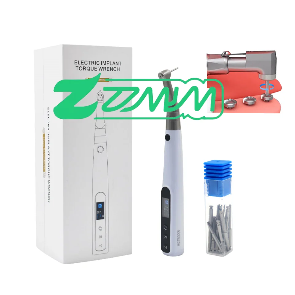 

den tal Surgery imp lant Universal Electric imp lant Torque Wrench Screwdriver Prosthetic Kit 50Ncm dent istry Repair Tools