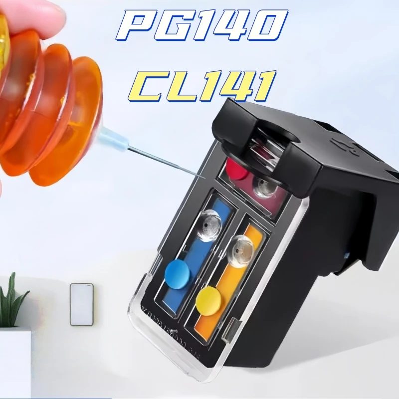pg140 cl141 Refill Ink Cartridge Ciss PG140 CL141 Replacement for Canon Pixma MG4110 MG3210 MG3510 MG474 MG3610 Printer