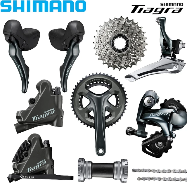 油圧ディスクブレーキセット,SHIMANO-TIAGRA,4700,ST-4720, BR-4770,RD-4700,FD-4700-F -  AliExpress