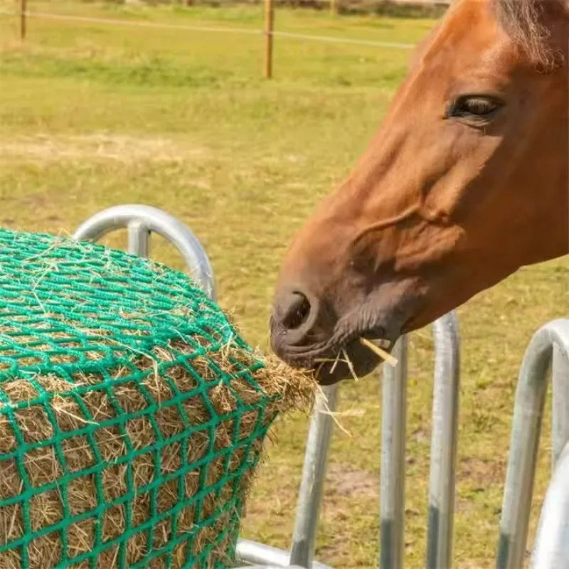 

Tear Resistant Durable Hay Net for Horses Slow Feeder Heavy Duty Perfect for Stall and Outdoor Grazing