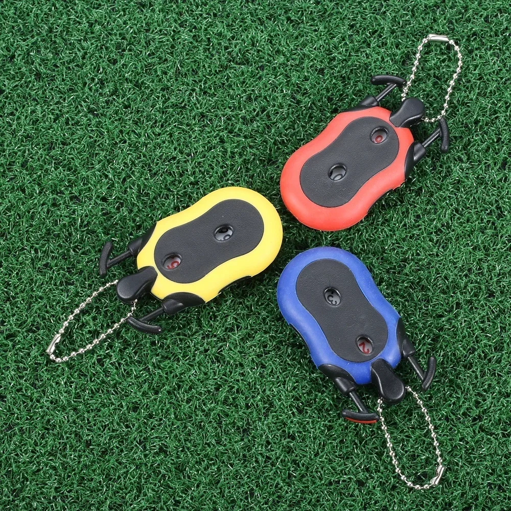 1Pc Plastic Dual Digits Square Scorer Golf Stroke Shot Put Score Counter Game Court Scoring Supplies Outdoor Golf Accessories