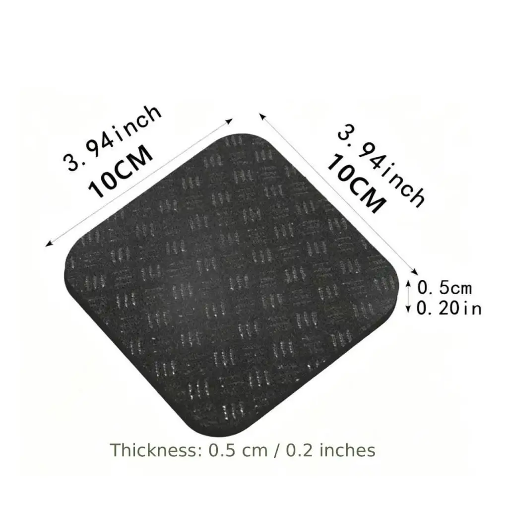 Fitness Equipment Mat Rubber Anti Slip Treadmill Mat Pad Sound Absorbing Home Gym Floor Protection for Apartment