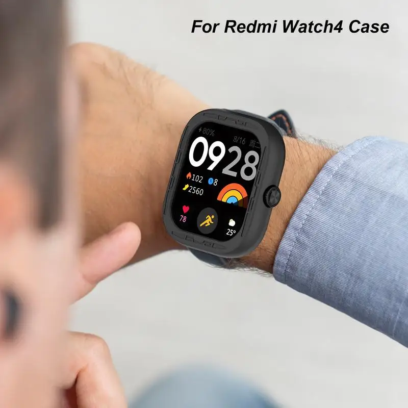 Funda protectora para reloj inteligente, carcasa de silicona para Xiaomi redmi Watch 4