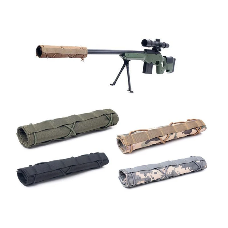 

Militaries Silencers Protective Cover Silencers Protective Sleeve Tactic Suppressor Mirages Heat Shields Sleeve Shooting