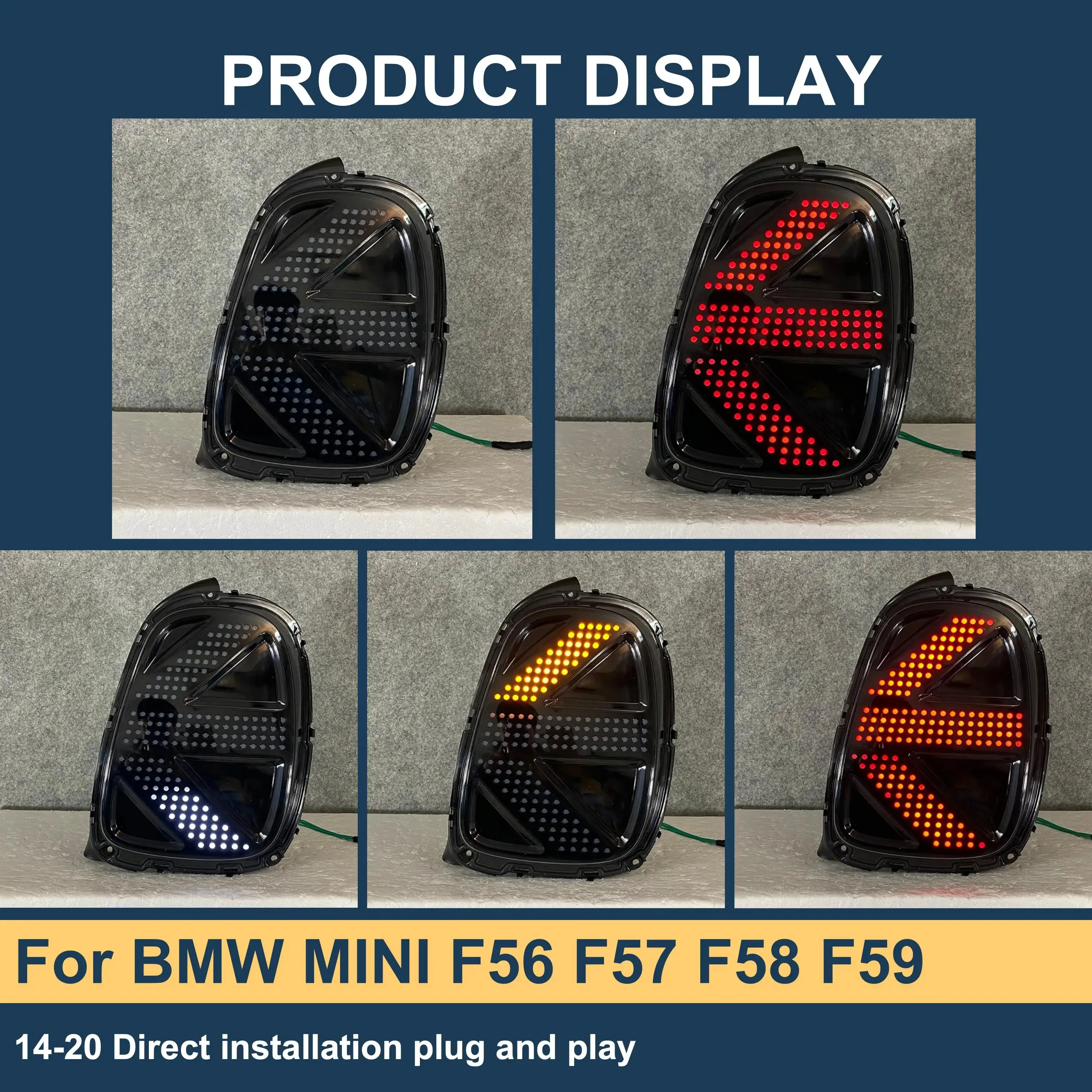 Vehicle Light Accessories Tail Lights For BMW For MINI F56 F57 F58 F59 2014-2020 For MINI Cooper F56 Tail Lights view 5