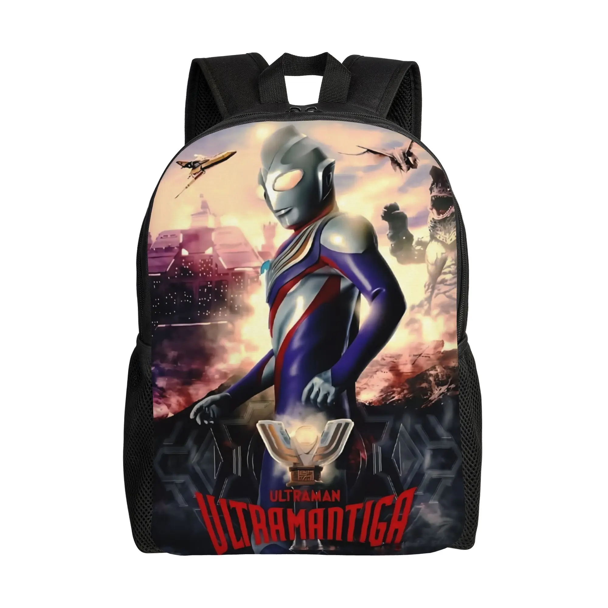 

Bandai Ultraman bag backpack mochila High Street Travel Zipper Closure Rucksack