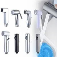 Toilet Bidet Douche Sprayer Stainless Steel Hygienic Shower Head Handheld Water Pressure Control Self Cleaning Accessories