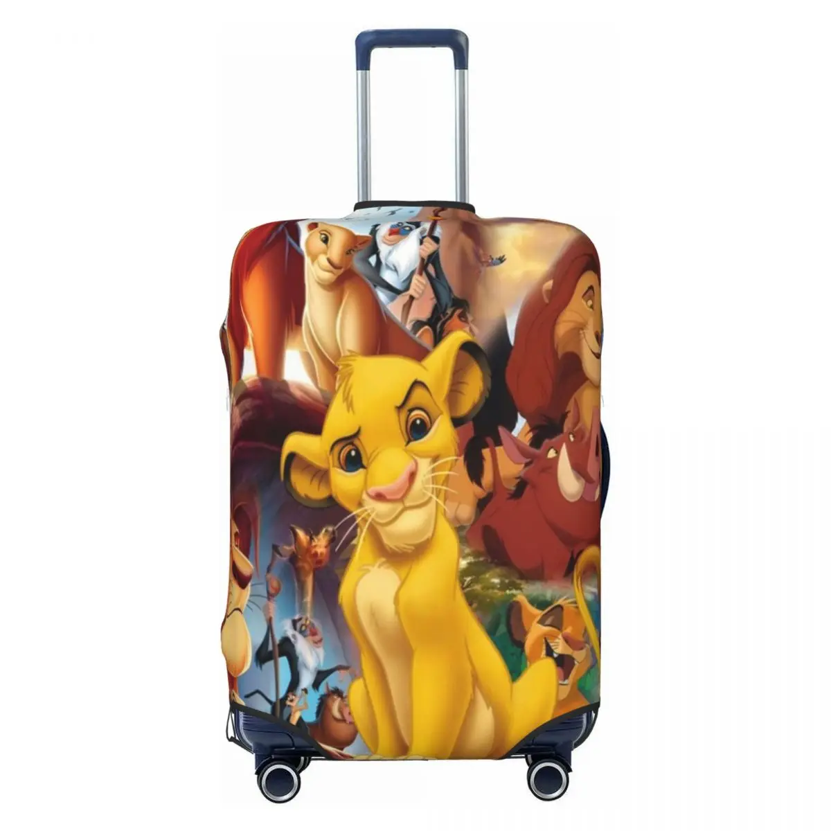 

Custom The Lion King Cartoon Luggage Cover Cute Suitcase Protector Covers Suit For 18-32 inch