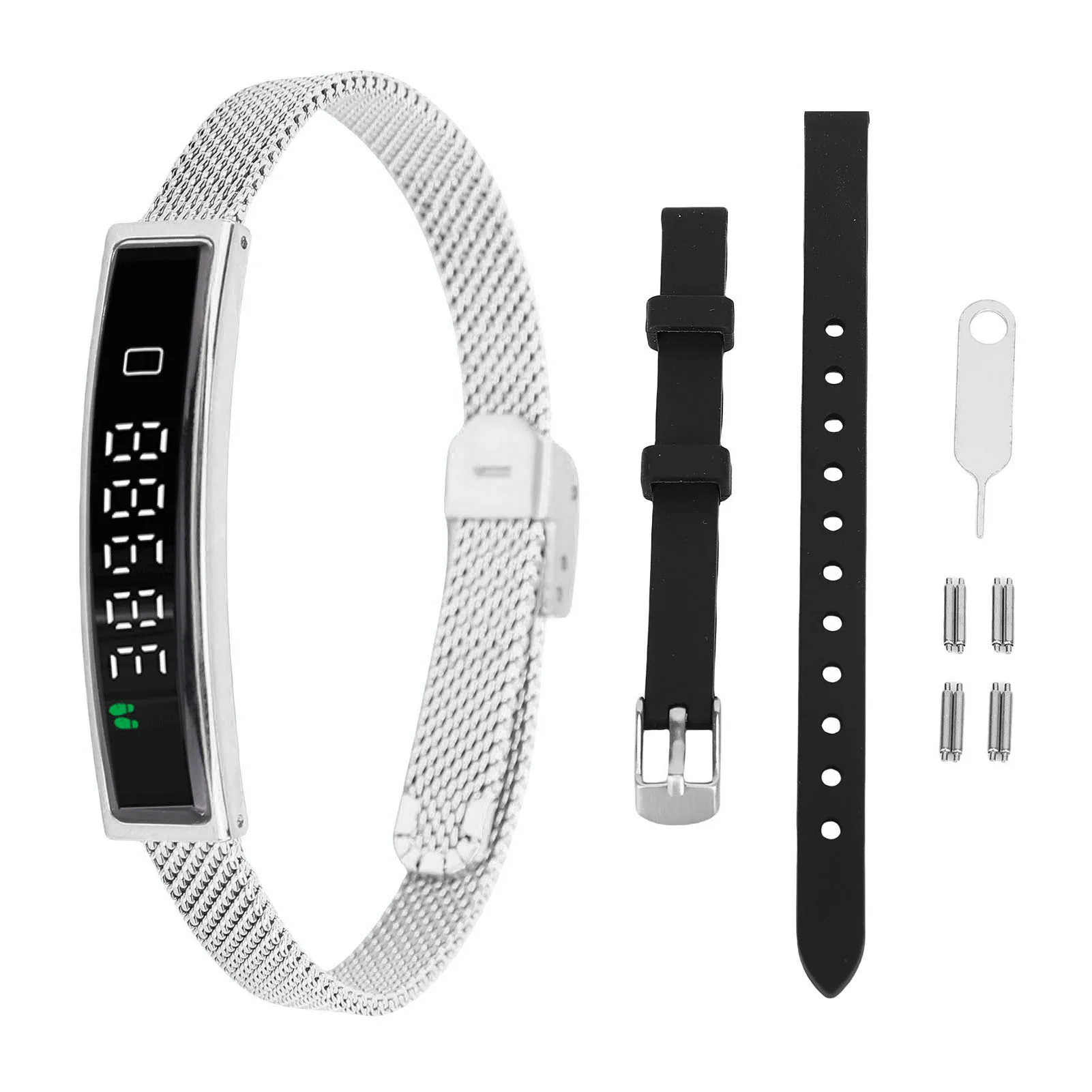 

Смарт-браслет Фитнес-трекер Bluetooth 5.3 Браслет-трекер здоровья Водонепроницаемый для бега и верховой езды с приложением