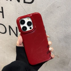 Luxury Leather Case For iPhone 15 14 13 12 11 Pro Max Retro Cowhide Pattern Metal Buttons Phone Back Cover