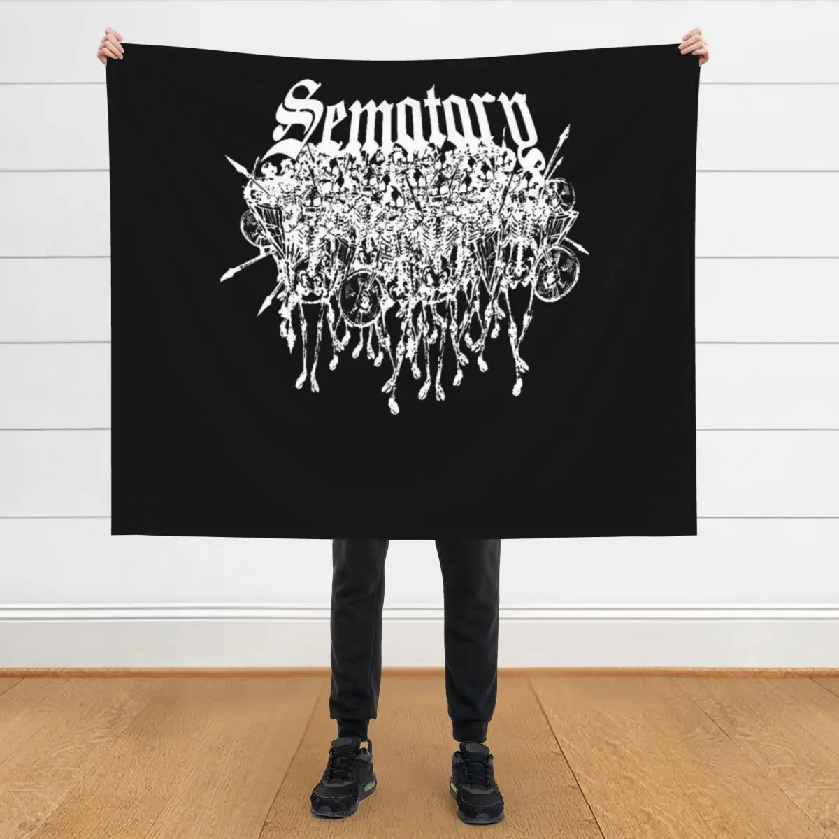 

Sematary Logo Essential Throw Blanket Camping Heavy for sofa Blankets