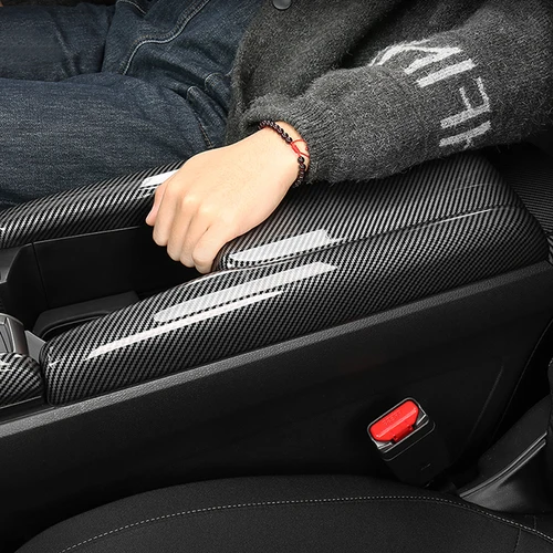 Para HONDA 2016-2021 10th CIVIC SEDAN HATCHBACK TYPE-R cubierta protectora de caja de reposabrazos Central, cubierta decorativa, suministros interiores