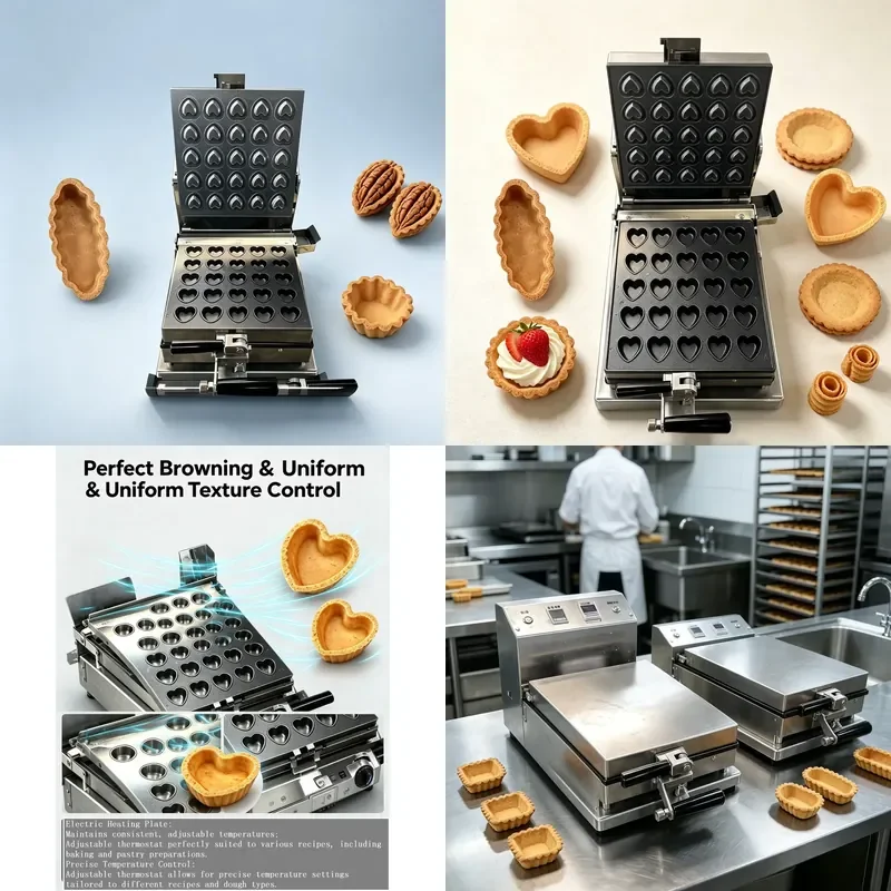 New Export Standard LED Pastry Baker CE Compatible Tart Cake Machine for International Market Biscuit Cup Equipment Flour Raw