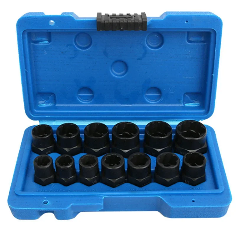 

Car Anti-skid Socket Head Hexagonal Wrench Socket Screw Removal Tool 3/8 10MM Damaged Nut Bolt Removal Tool Car Maintenance Tool