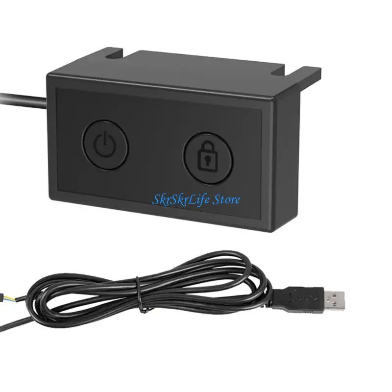 E65E Power Button Desktop Power Button External Lock Screen Switches Power