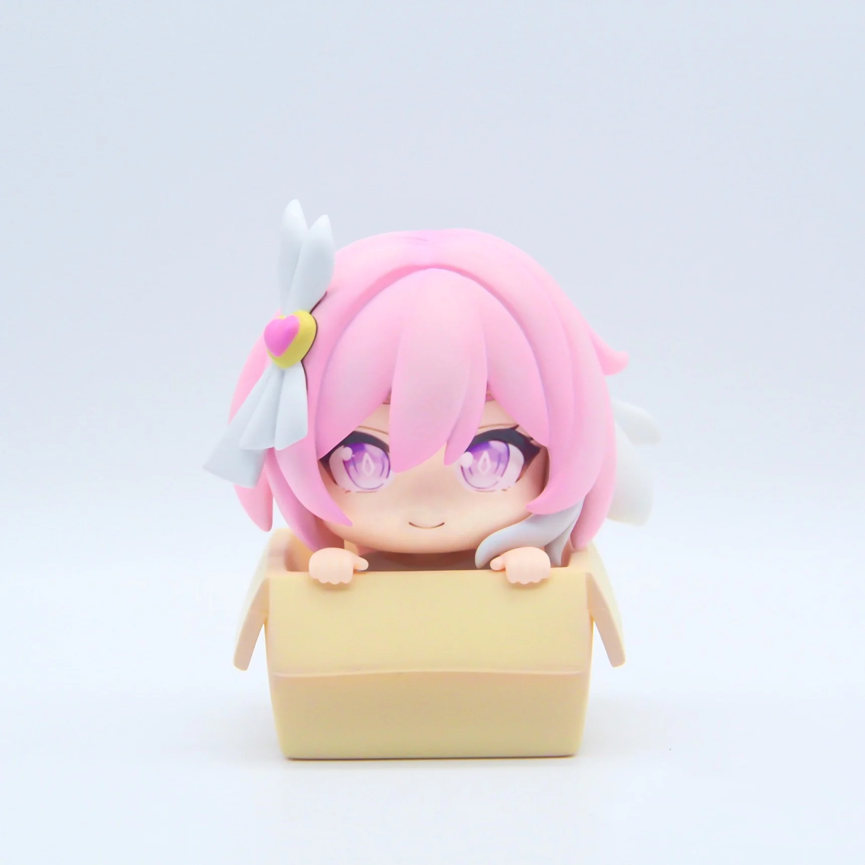 

Anime Honkai Impact 3 Elysia Cosplay Accessory Cat Garage Kits Figurine Model Mascot Collector's Edition Cartoon Box Ornament