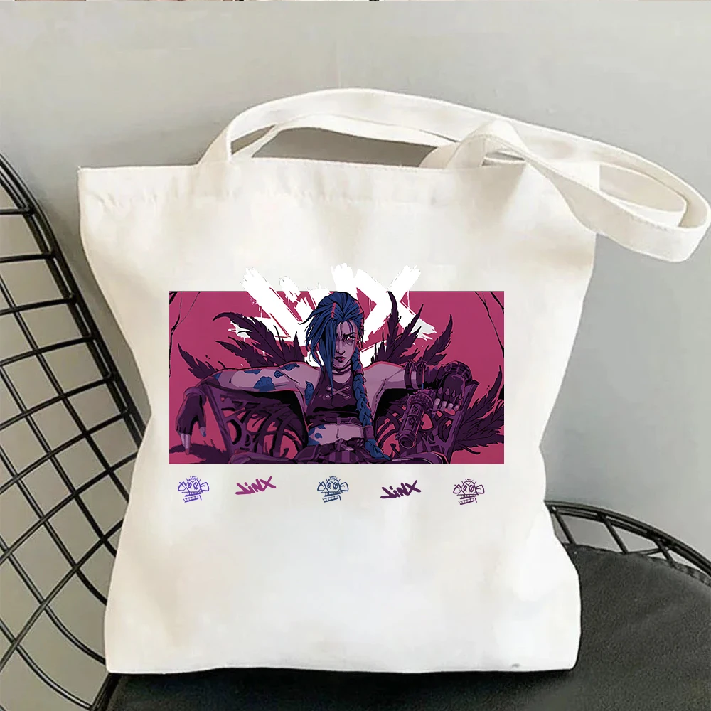 Arcane-Jinx Print Umhängetasche, wiederverwendbare Einkaufstasche, faltbare Handtaschen, Tragetasche