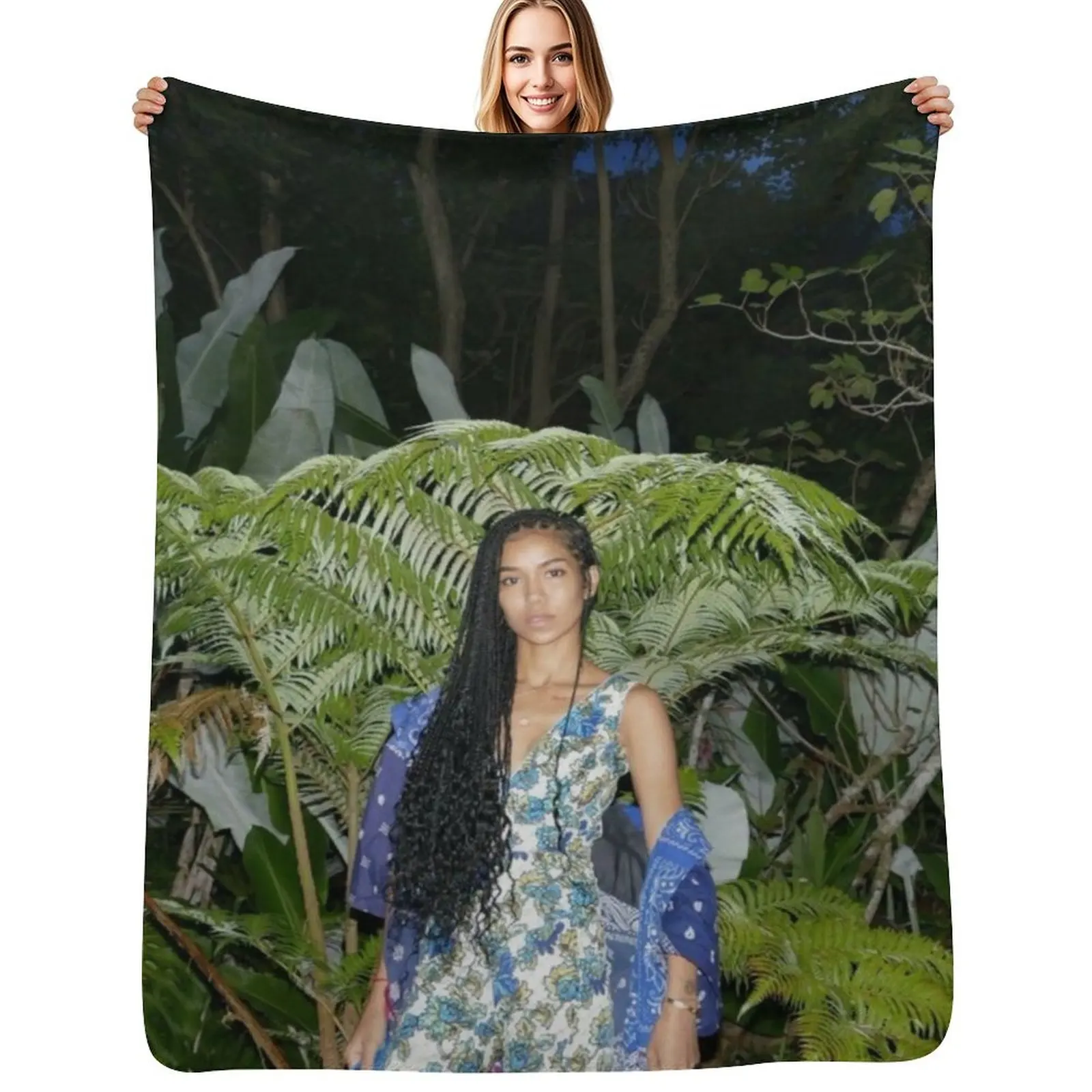 

none of your concern Throw Blanket Warm Accent Blanket for Living Room Decoration