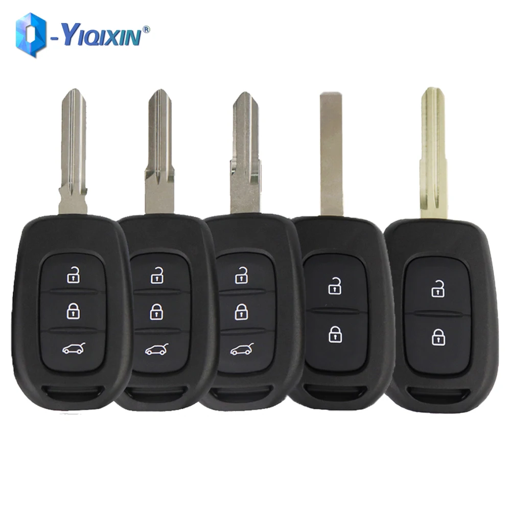 Remote Car Key Shell Case For Renault Dacia Sandero Logan 2 Duster Lodgy Dokker Symbol Trafic Clio4 Megane 3 No Logo Uncut Blade