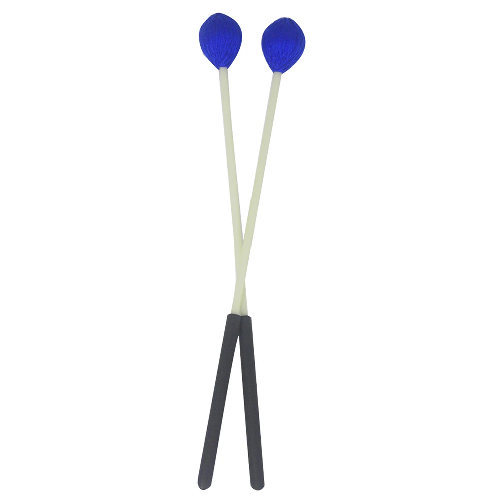 

1 Pair Pcs Marimba Mallets Hard Yarn Head Beech Handle Extra Durable Synthetic Material Indoor Outdoor Use