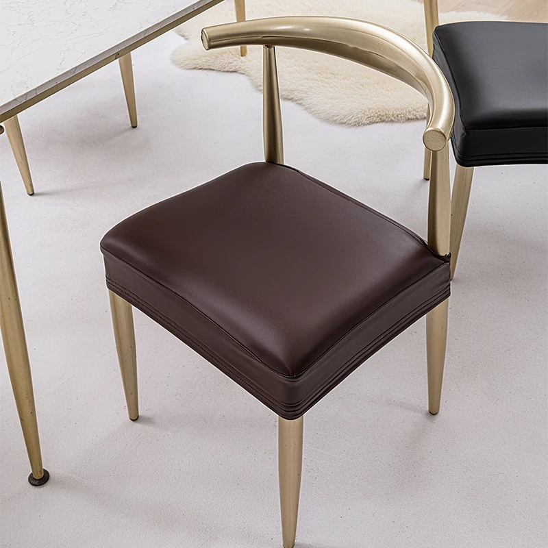 Leather horn chair cover, waterproof and oil-proof chair cover, household dustproof