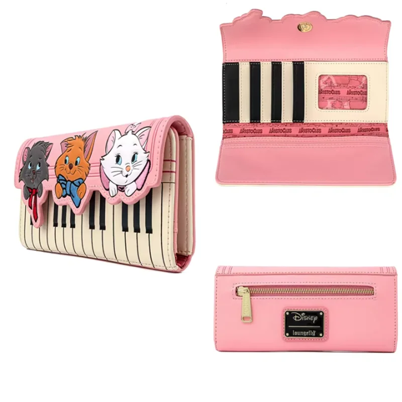 

Кошелек Disney 2021, коллекция Loungefly Duchess Disneyland, кошелек с вышивкой, сумка для карт, сумка для хранения, кошелек для монет, модные подарки для девочек