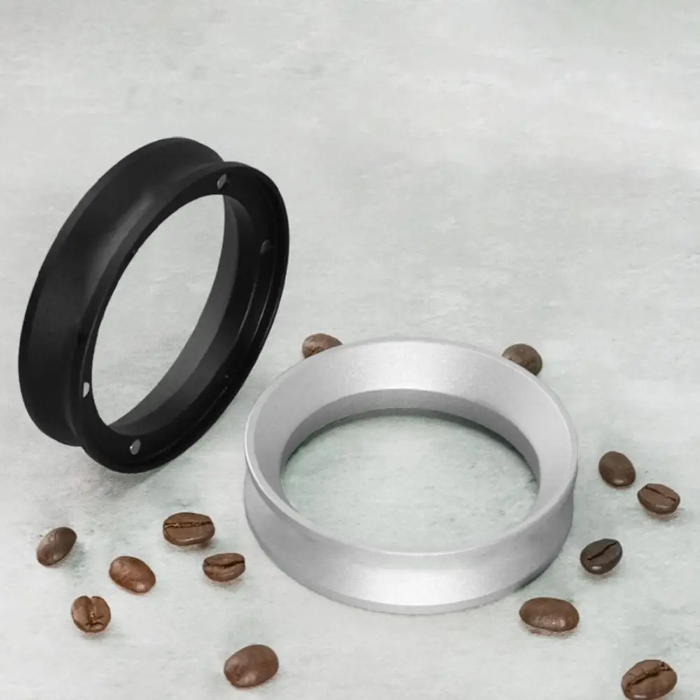 

6 Magnets Fit Coffee Dosing Ring External Fastening Design Prevent Flying Powder Portafilter Coffee Catcher Ring Aluminum Alloy