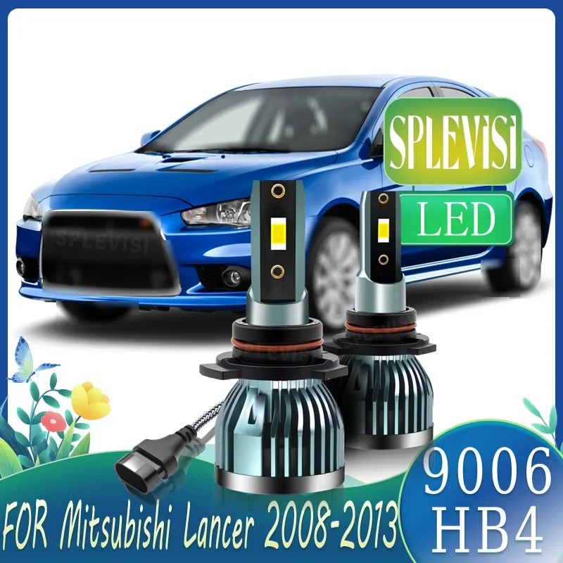 Simple Installation Easy Fit Headlight LED Low Beam Lights 100W 9006 HB4 For Mitsubishi Lancer 2008 2009 2010 2011 2012 2013
